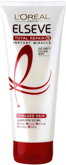 로레알파리 엘세브 토탈 리페어 5 인스턴트 미라클 헤어팩, 170ml, 1개 - 쿠팡