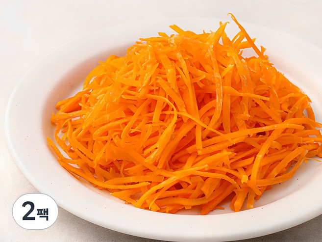 국내산 당근 채, 200g, 2팩
