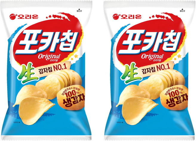 포카칩 오리지널, 137g, 2개