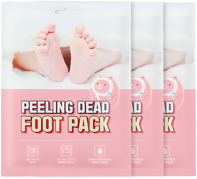 미팩토리 필링 데드 풋 팩, 1개입, 3개, 40g