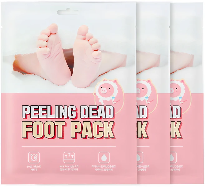 미팩토리 필링 데드 풋 팩, 1개입, 3개, 40g - 쿠팡
