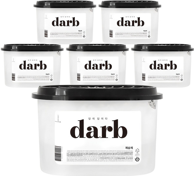 답이답이다 일반제습제 본품, 520ml, 6개