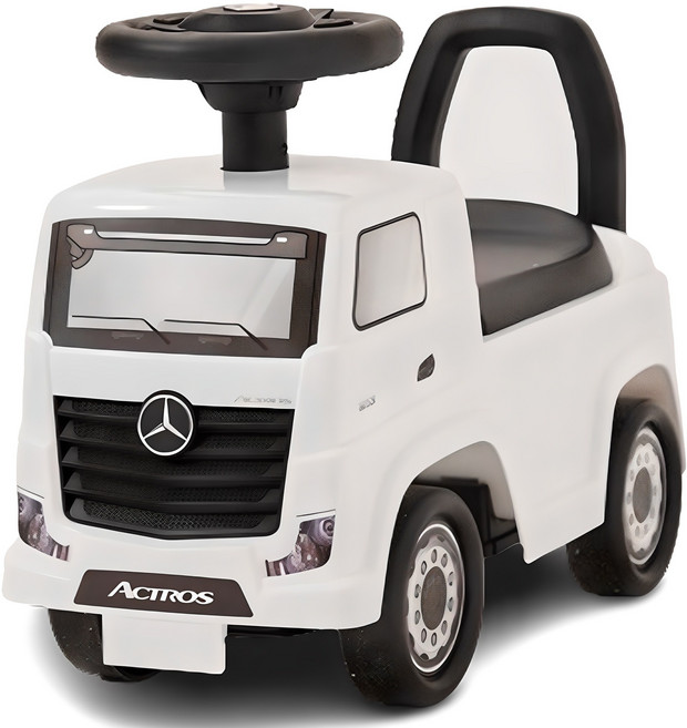 대호토이즈 아동용 벤츠 악트로스 붕붕카, 멜로디 화이트, 1개