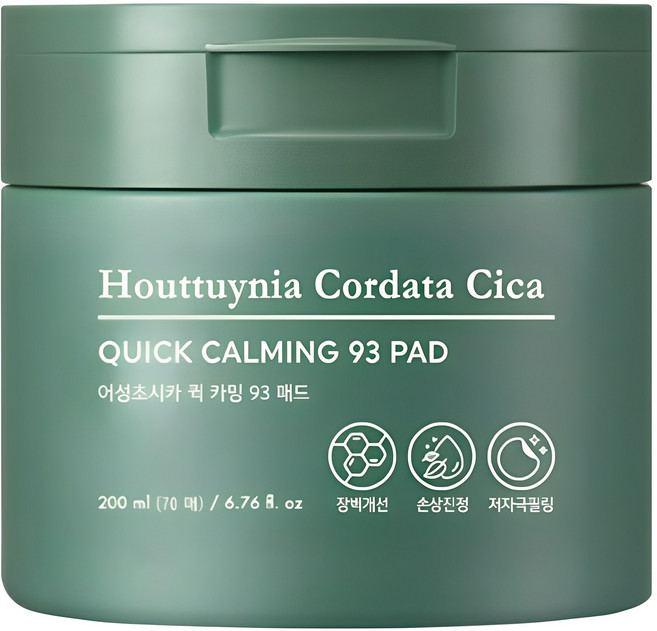 토니모리 어성초시카 퀵 카밍 토너 패드 200ml, 70개입, 1개