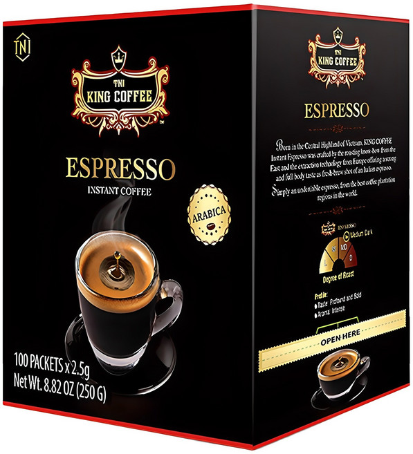 티엔아이킹커피 에스프레소 인스턴트 커피, 2.5g, 100개입, 1개