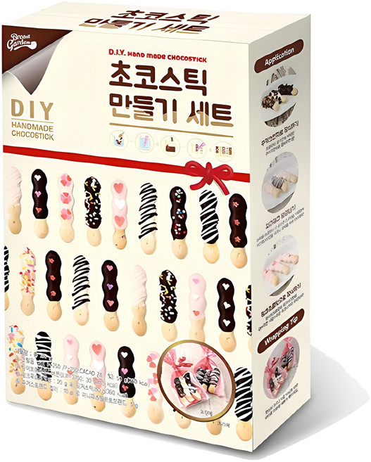 브레드가든 초코스틱 만들기세트, 6종, 1세트