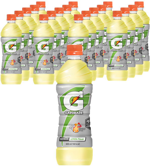 게토레이 레몬, 600ml, 20개