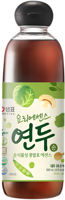 샘표 요리에센스 연두 순, 830ml, 1개