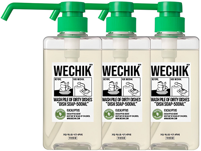 위칙 멀티플 주방세제, 500ml, 3개