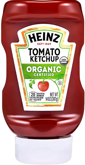 하인즈 유기농 토마토 케찹, 397g, 1개