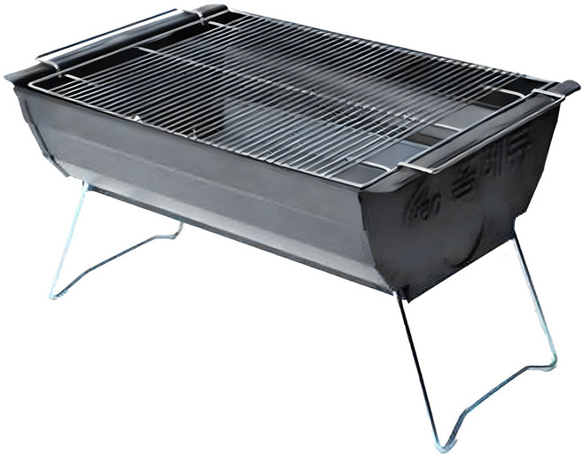 지피니 OK 접이식 바베큐 숯불그릴, 1개