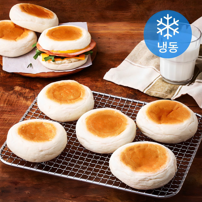 브레밀 잉글리쉬머핀 브레드 (냉동), 50g, 6개입, 1개