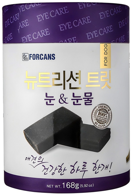 포켄스 강아지 뉴트리션 트릿 영양제, 168g, 눈물개선/눈건강, 1개