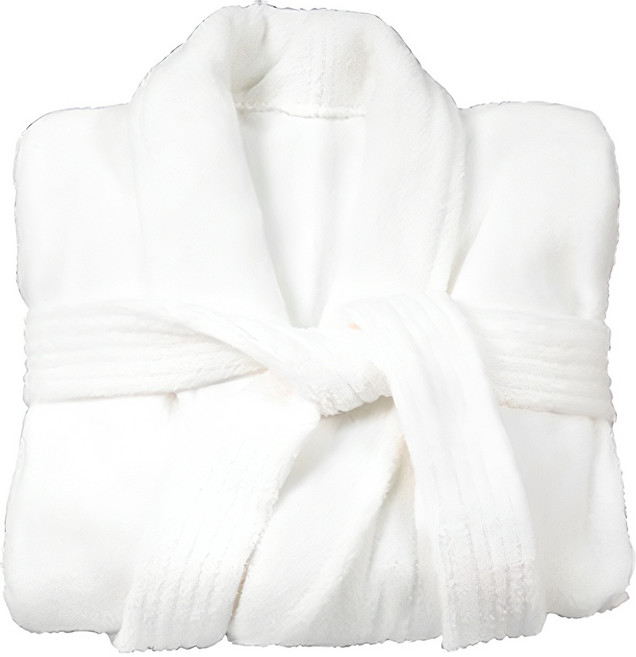 송월타월 컬러컬렉션 목욕가운 M, 화이트, 1개