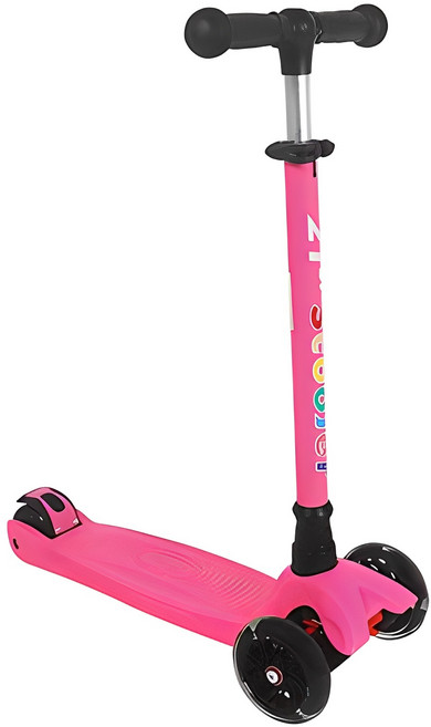 21st 뉴 컬러 페인팅 탈부착식 아동용 킥보드, 핑크, 1개