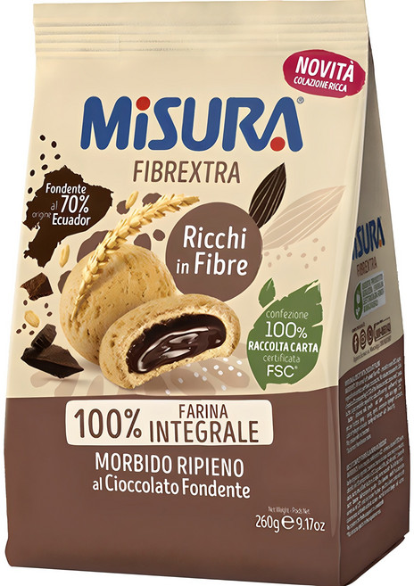 미주라 초코 통밀쿠키, 260g, 1개