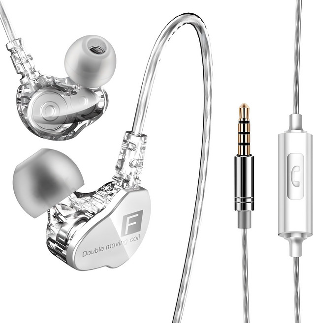 잇츠온 FONGE 인이어 이어폰, F4, 화이트