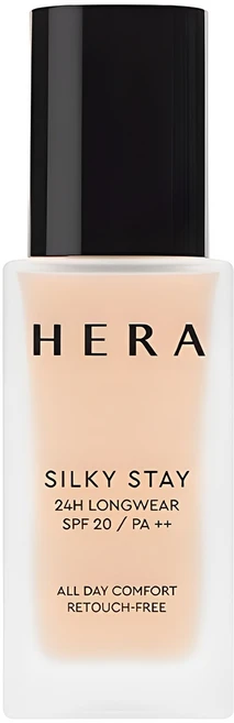 헤라 실키 스테이 24H 롱웨어 파운데이션 SPF20 PA++ 30g, 1개, 21N1바닐라 - 쿠팡