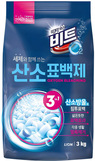 비트 오투 산소 표백제, 3kg, 1개입, 1개