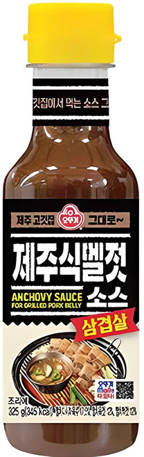 오뚜기 삼겹살 제주식 멜젓소스, 325g, 1개