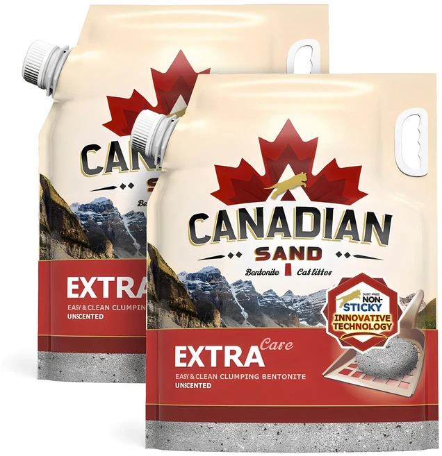 캐네디언샌드 응고형 엑스트라케어 고양이 벤토나이트, 9kg, 2개, 무향 - 쿠팡