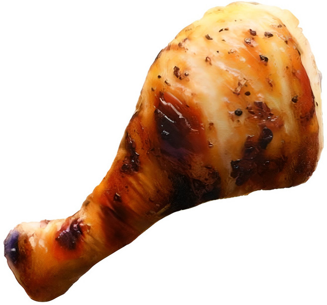 오마이남친 통통 닭다리 음식쿠션, 혼합색상