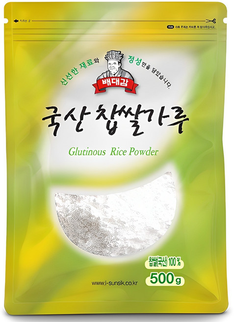 배대감 국산 찹쌀가루, 500g, 1개