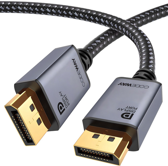 코드웨이 DP 케이블 1.4v 20핀 더미 UHD 8K premium, 1개, 1.5m
