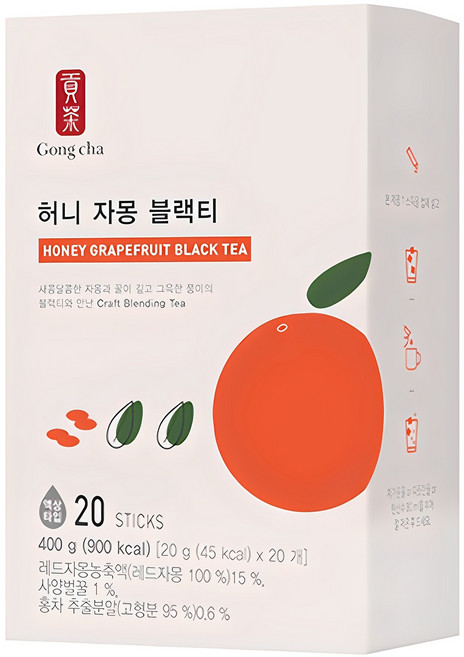 공차 허니자몽블랙티, 20g, 20개입, 1개