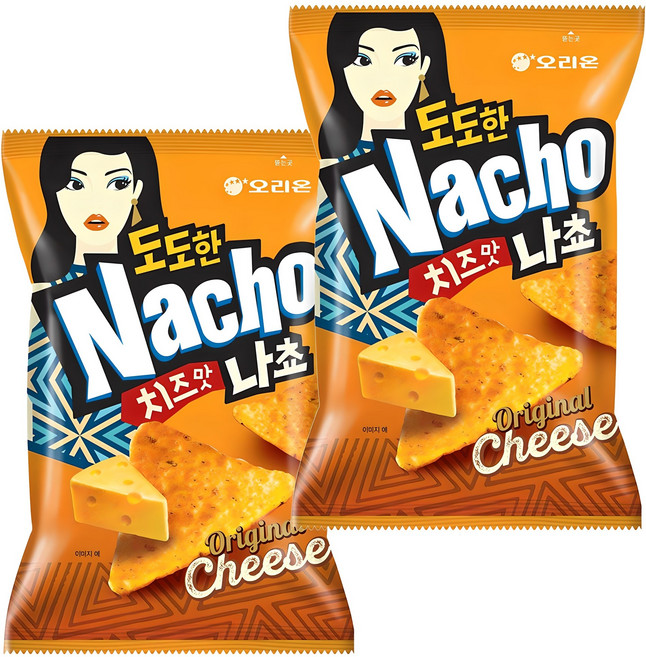 오리온 도도한 나쵸 치즈맛, 155g, 2개