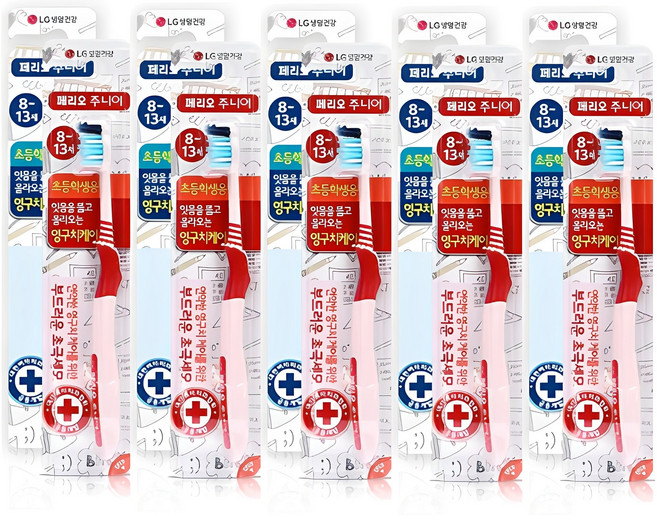 페리오 키즈 어린이 칫솔 4단계, 랜덤 발송, 1개입, 10개