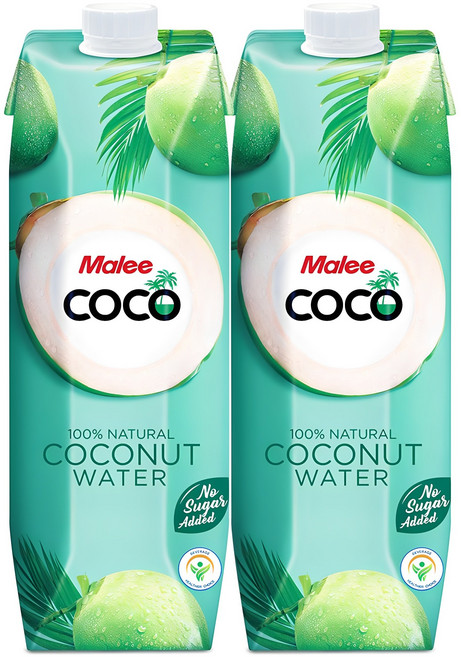말리 코코넛워터, 1L, 2개