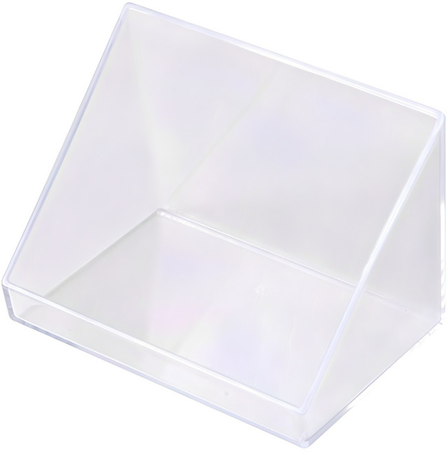 구디푸디 부착식 다용도 사각 수납 선반, 투명, 1개