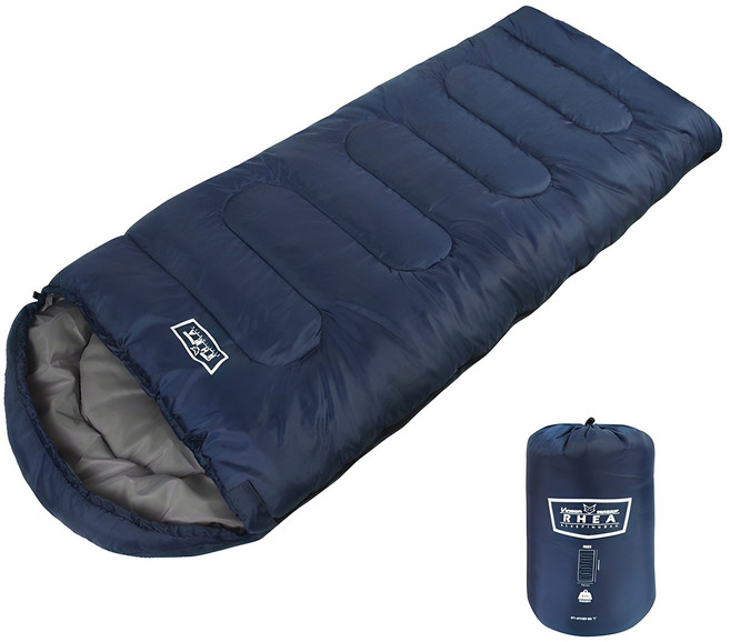 빈슨메시프 레아 머미형 캠핑 침낭, 네이비, 1개