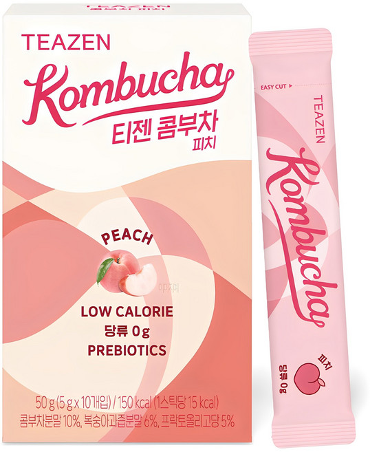 티젠 콤부차 피치, 5g, 10개입, 1개