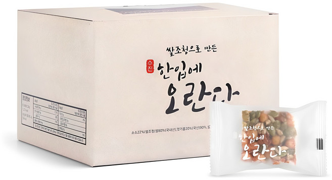 수진식품 쌀조청으로 만든 한입에 오란다 24개입, 288g, 1개