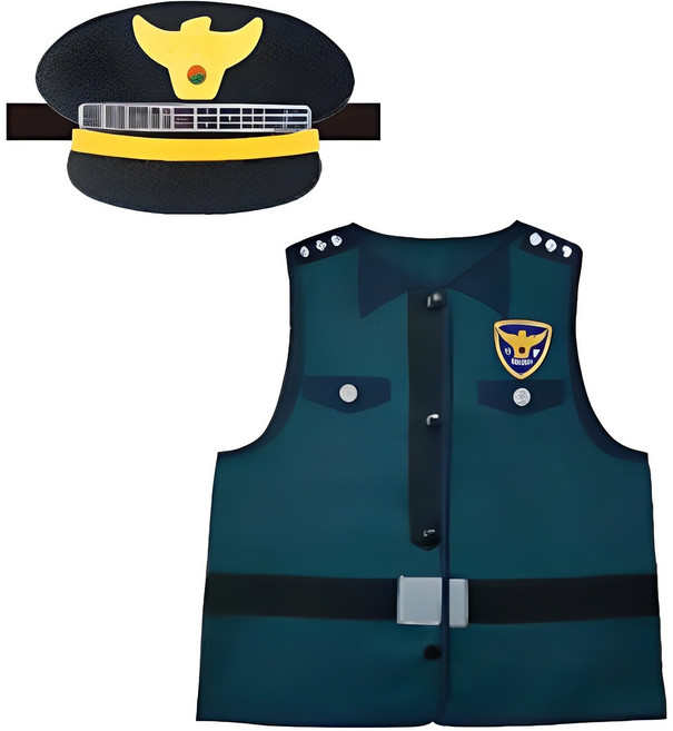 직업별 역할놀이 의상, 경찰관, 1세트