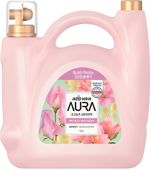 아우라 초고농축 섬유유연제 윌 유 메리 미 본품, 5.5L, 1개