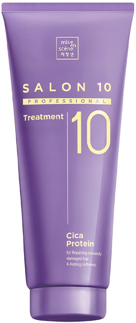 mise en scene 魅尚萱 Salon 10專業積雪草蛋白護髮素, 215ml, 1條