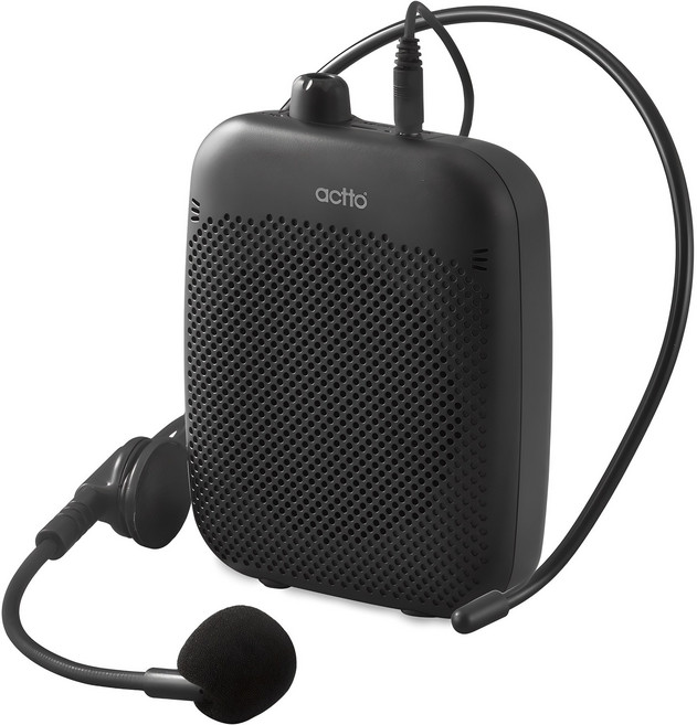 엑토 헤드마이크 블루투스 앰프, MIC-27, 블랙, 1개