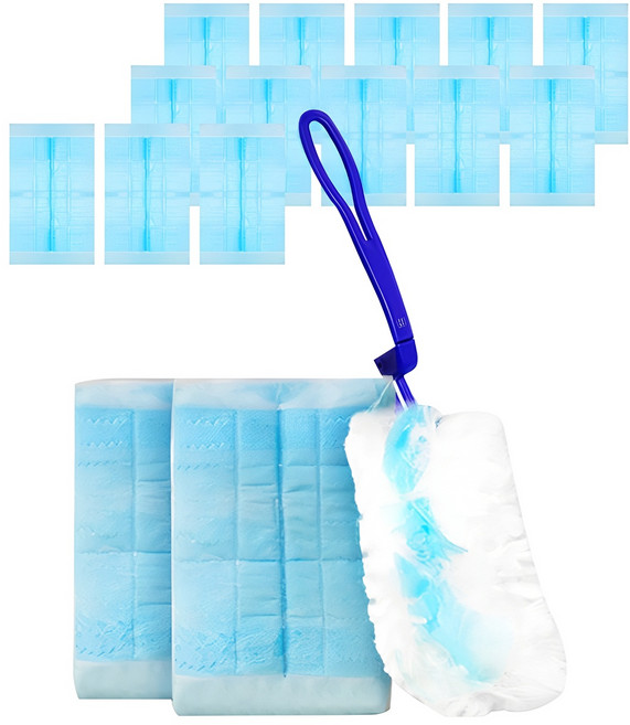 생활공식 홈 더스터 먼지털이개 핸들 + 리필 15p 세트, 블루, 1세트