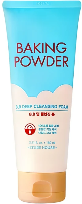 에뛰드하우스 베이킹파우더 BB 딥 클렌징 폼, 160ml, 1개 - 쿠팡