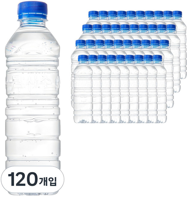 탐사수 무라벨, 500ml, 120개