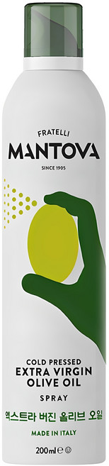 만토바 엑스트라버진 올리브오일 스프레이, 200ml, 1개