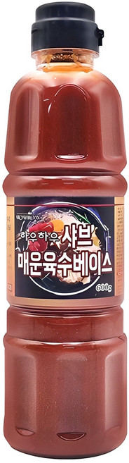 하우하우 매운육수베이스, 600g, 1개