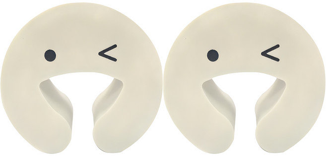 윙크 문닫힘방지 쿠션, 아이보리, 2개