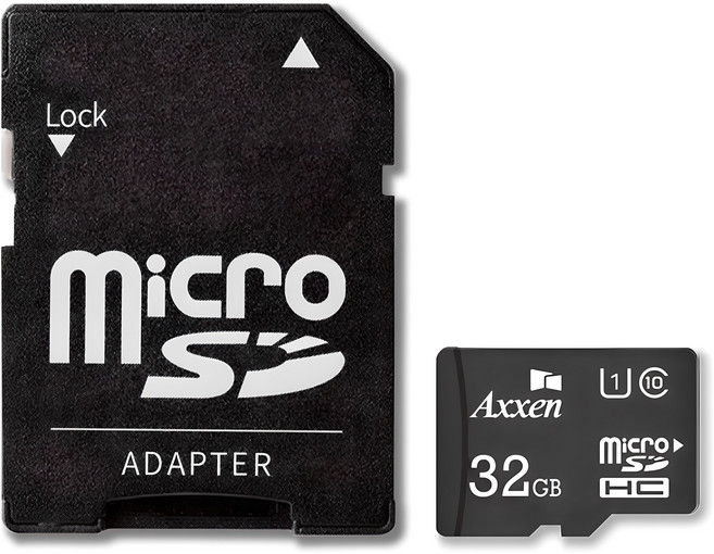 액센 프리미엄 마이크로 SD카드 + 어댑터 세트 MSD22, 32GB, 1개