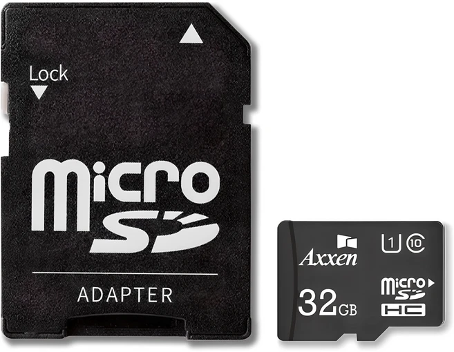 액센 프리미엄 마이크로 SD카드 + 어댑터 세트 MSD22, 32GB, 1개 - 쿠팡