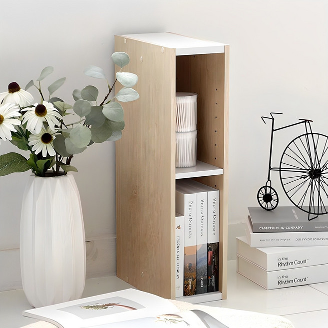 아이리스 2단 틈새수납장, 베이지