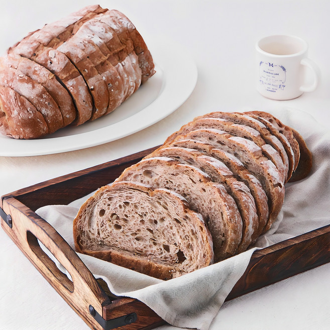 브로드카세 에브리데이 발효종 호밀 잡곡 브레드 2개입, 640g, 1개입, 1개